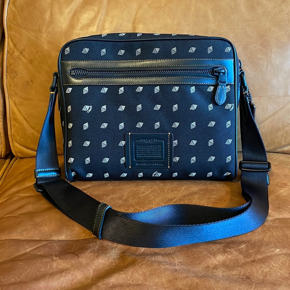 NEW Coach Metropolitan Camera Bag With Dot Diamond Print (29522)